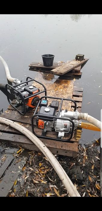 Мотопомпы откачка выкачка чистой и грязной  воды. Аренда.