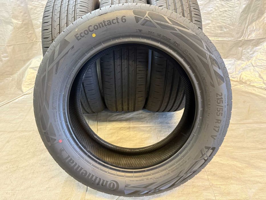 Opony letnie Continental EcoContact 6 215/55/17 94V jak NOWE 2024 rok