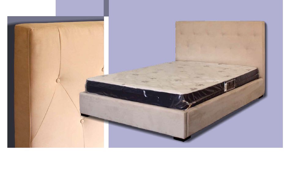 Cama de casal estofada + Estrado + Colchão Fabricantes