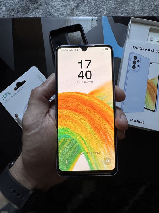Samsung Galaxy A33 5G Dual Sim Jak nowy 128GB Android 16 telefon smarfon smartphone