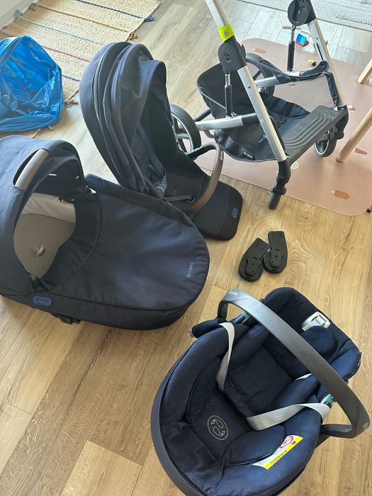 Wozek Cybex Gold Balios S: gondola, spacerowka i fotelik samochodowy