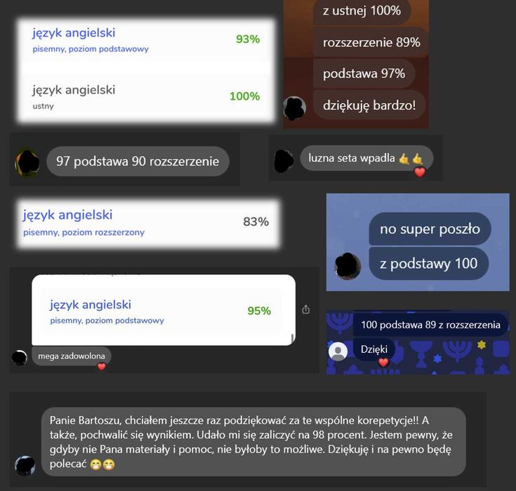 Korepetycje z języka angielskiego