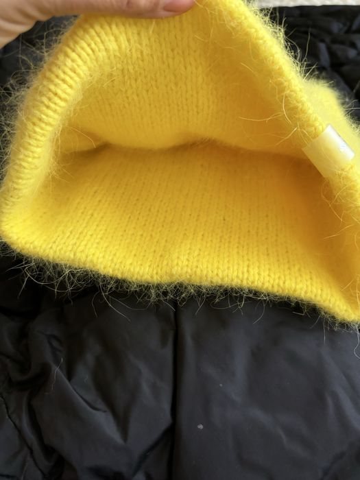 Подвійна шапка з ангори