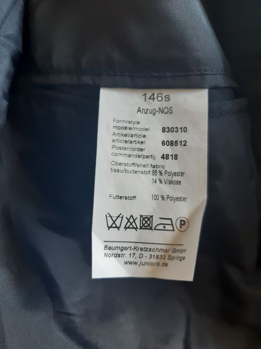 Marynarka chłopięca na 146cm stan bdb