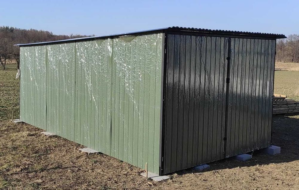 PROMOCJA Garaż Blaszany 3x5 II GATUNEK