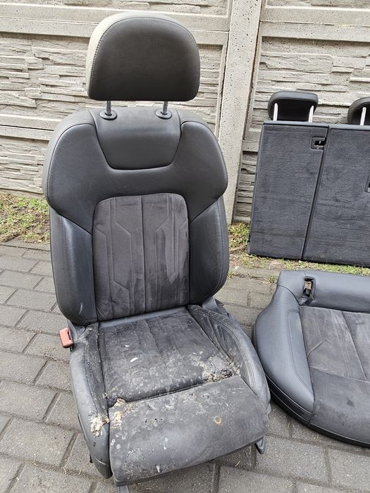 Fotel poszycie materiał stelaż kanapa audi a6 c8 sline alcantara