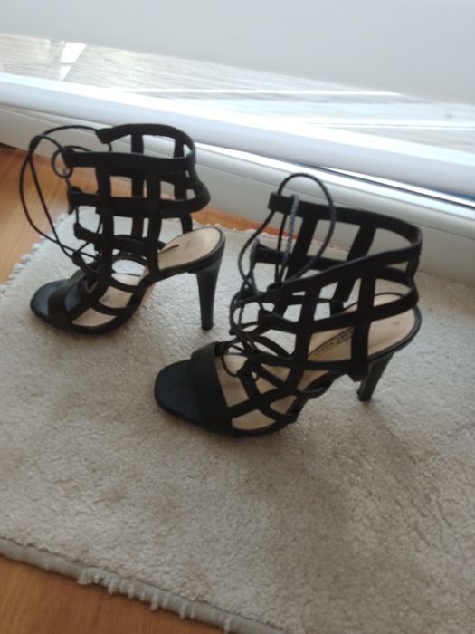 Buciki letnie wiązane ZARA 38