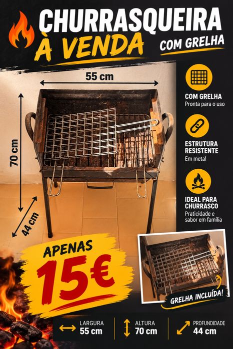 Churrasqueira em otimo estado