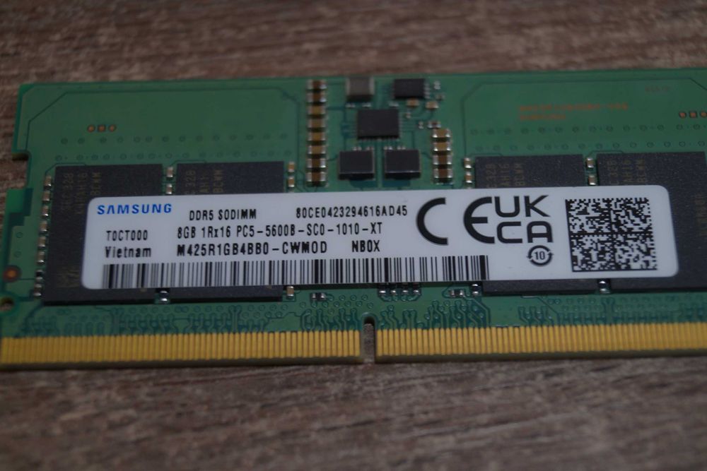 Пам'ять для ноутбуків Samsung  8 GB SO-DIMM DDR5 5600 MHz TVOYO
