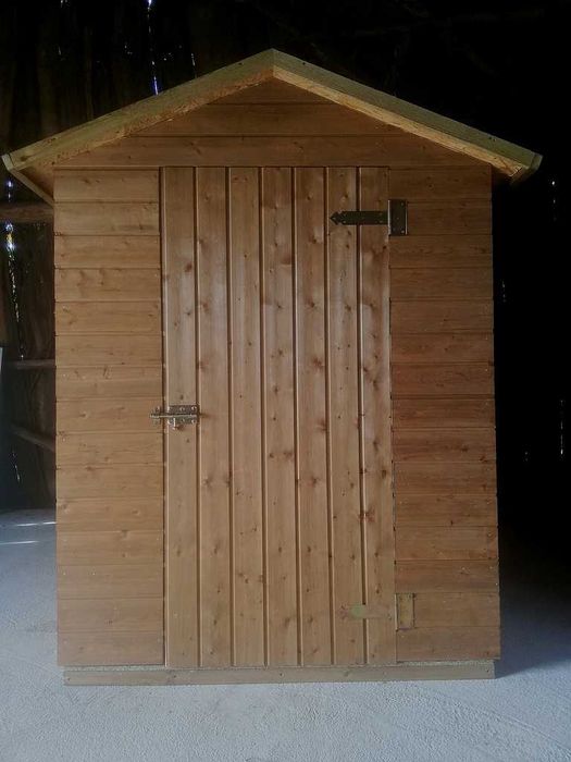 Domek narzędziowy drewniany