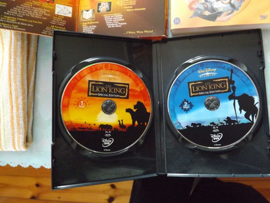 102 Dalmatyńczyki, Król Lew dvd bajka Imperial