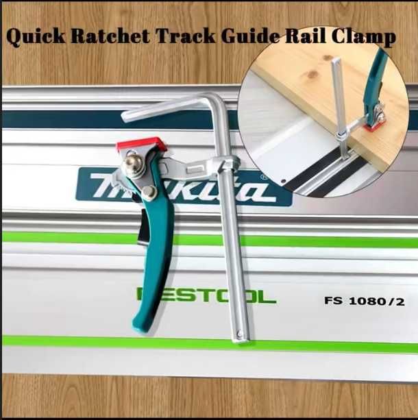 Zacisk, ścisk, uchwyt szybkomocujący do szyn oraz innych zastosowań