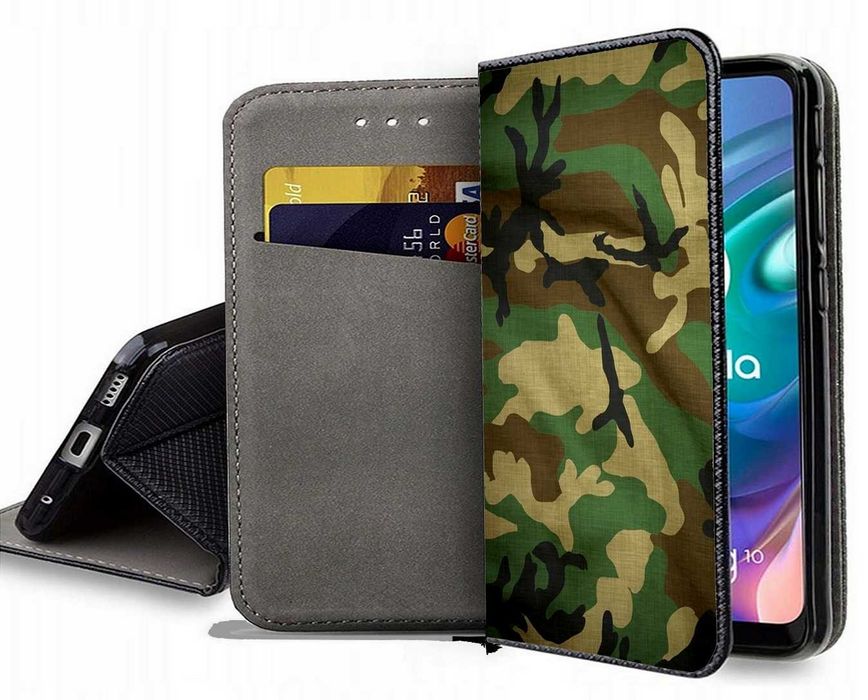 Etui zamykane moro iPhone Samsung Huawei OPPO VIVO Realme