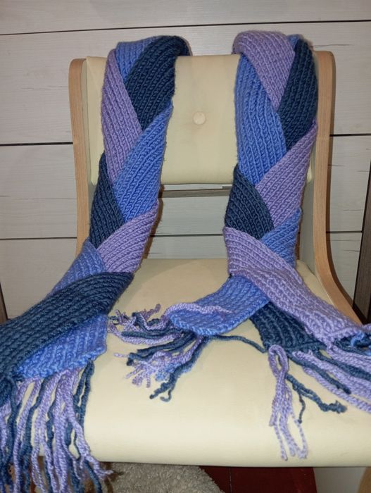 Шарф зимній ,в'язаний