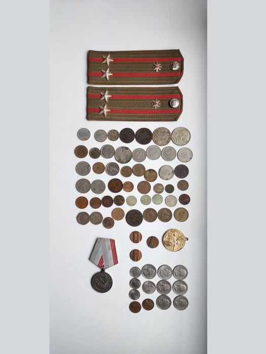 Монеты старинные СССР разные Европа Америка