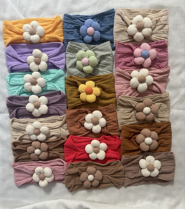 Повязочки-бантики для дівчаток від 0 до 5 років