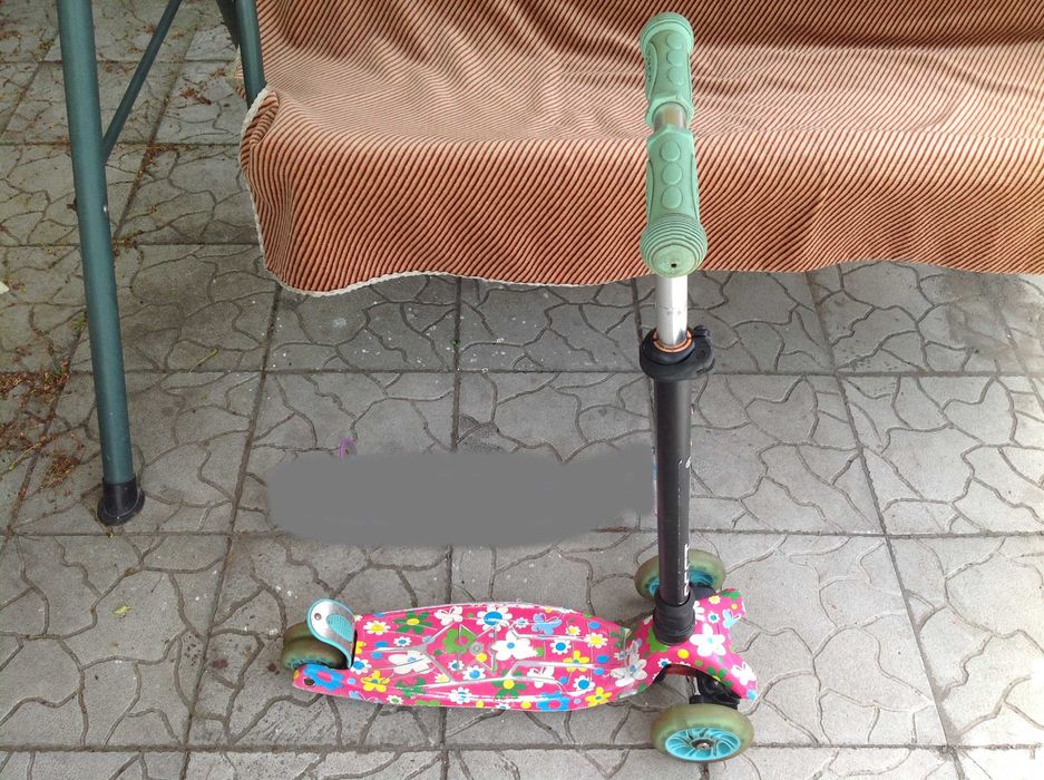 Самокат Best Scooter детский трёхколёсный колеса с подсветкой (кроме одного)