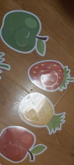 Pomoc dydaktyczna Wyprzedaż -warzywa owoce brakujacy