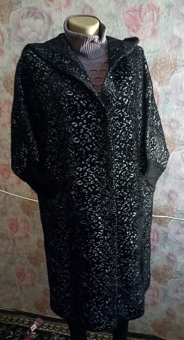 Альпака. Кардиган. Довга.