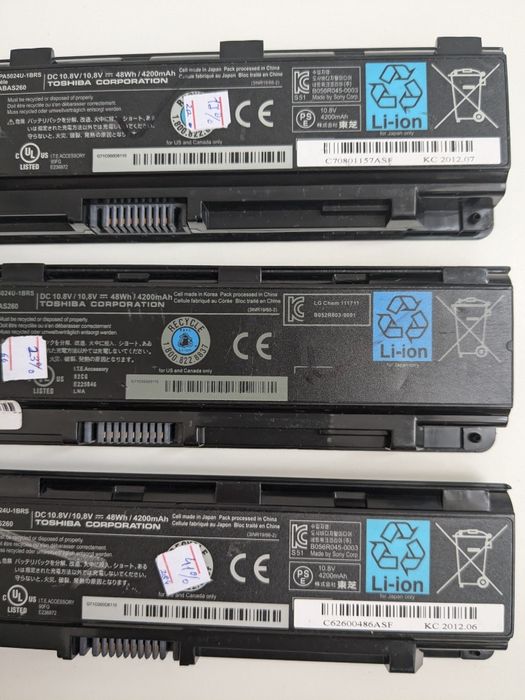 Батарея для ноутбука Toshiba PA5024U-1BRS
 L830 L855 M840 P800 P850 P8
