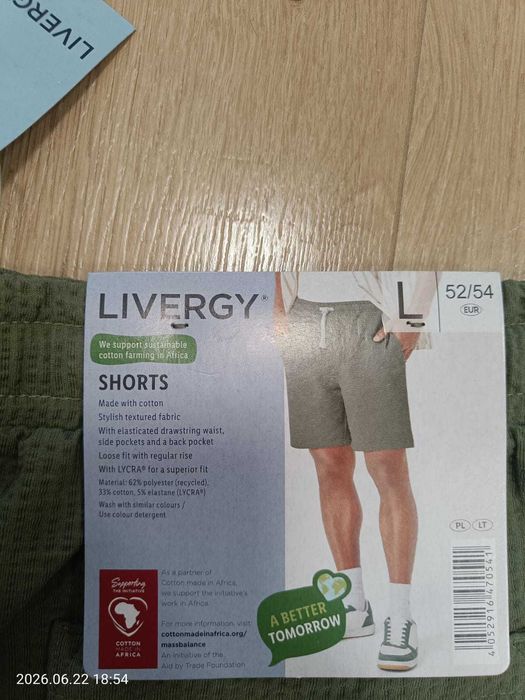 Livergy nowe szorty spodenki r. L