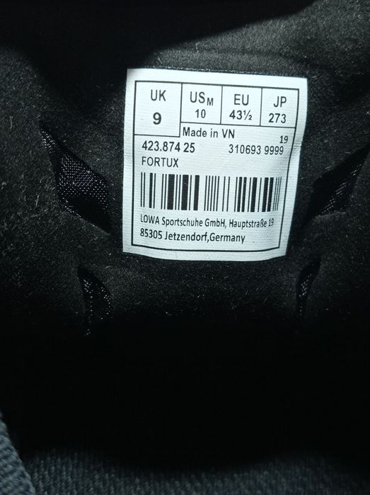 Кросівки LOWA Fortux 37,42,5,43,5р.