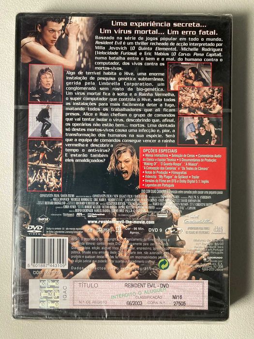 [DVD] Resident Evil (novo)