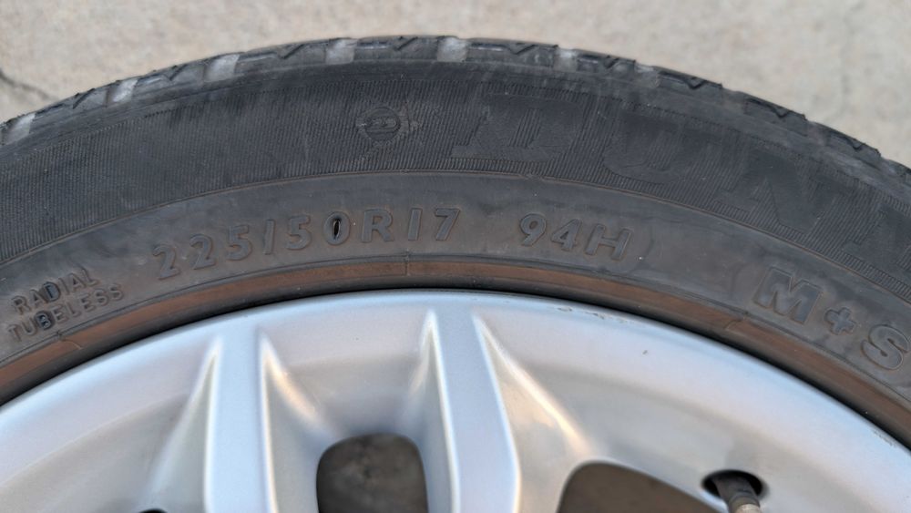 4 jantes de liga leve originais da BMW, 17"  Styling 319.