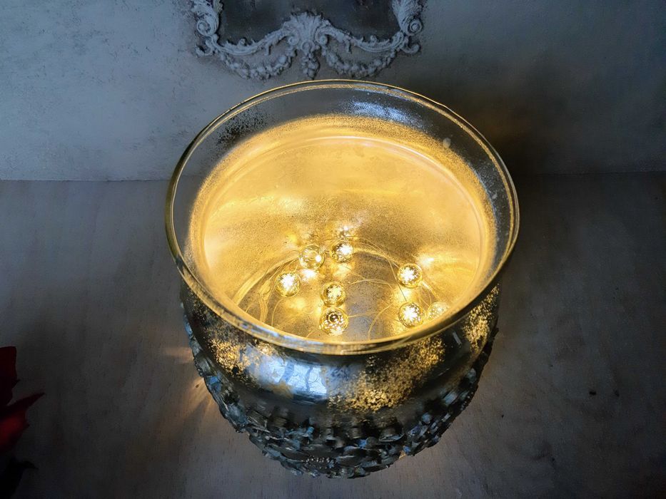 Ваза скляна для  різдва новорічна прикраса подарунок