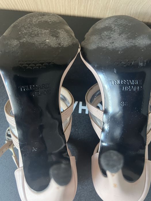 Sandały na obcasach Trussardi