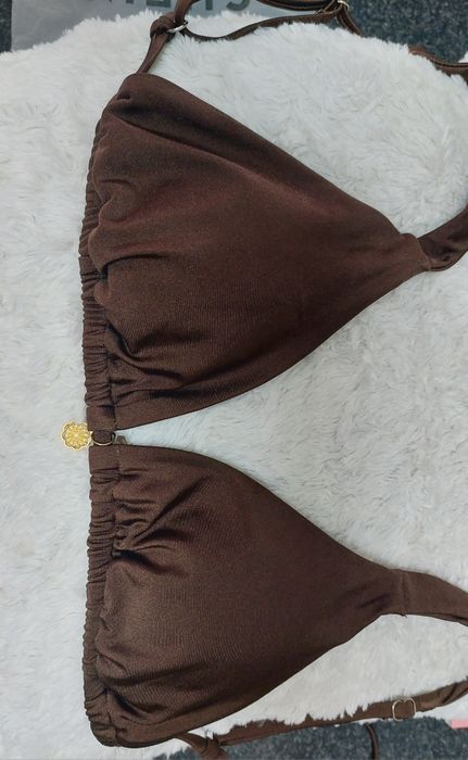 Sutiã bikini L , NOVO castanho