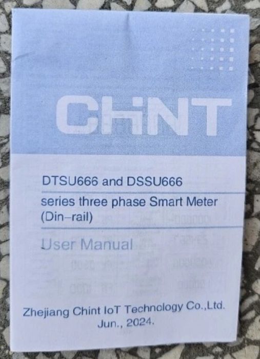 Licznik energii Chint Dtsu666 3F Modbus