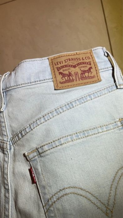 jeansy levi’s high waisted rozm 38 M