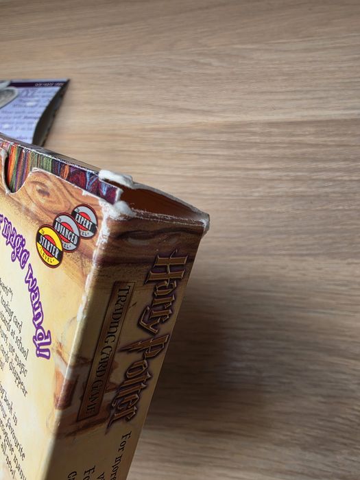 Harry Potter Trading Card Game 2001 - pudełko i dodatki po starterze