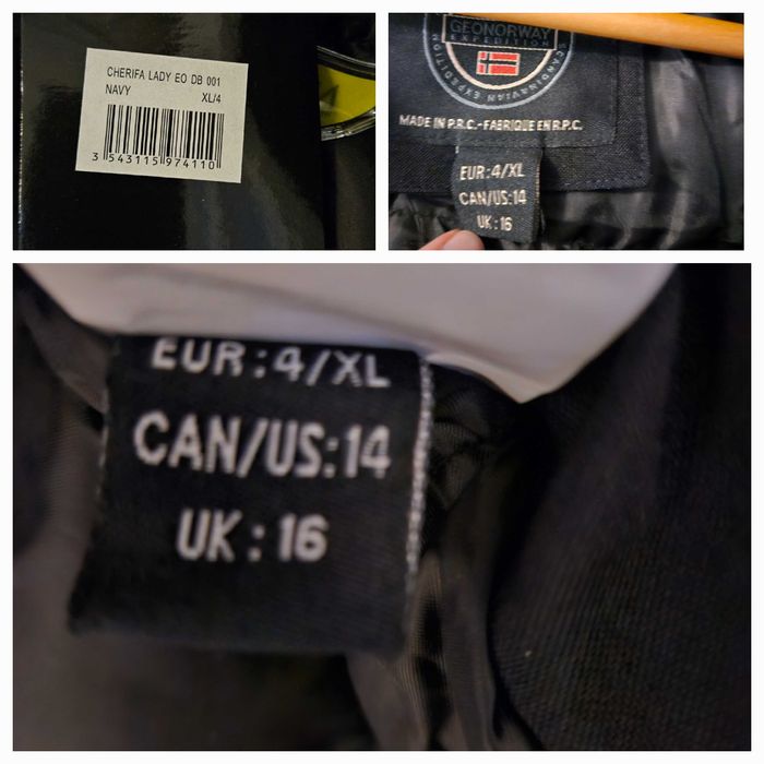 Kurtka parka zimowa XL Geographical Norway Nowa z metkami Cherifa