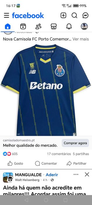 Camisolas de futebol