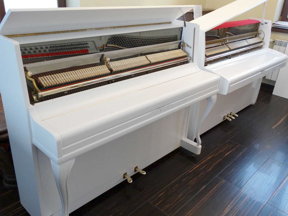 Pianino Nordiska 114 biale  od Piano Design