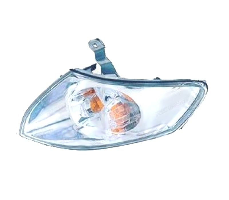 PISCA FRONTAL ESQUERDO MAZDA 626 99-02 CROMADO VIDRO LISO