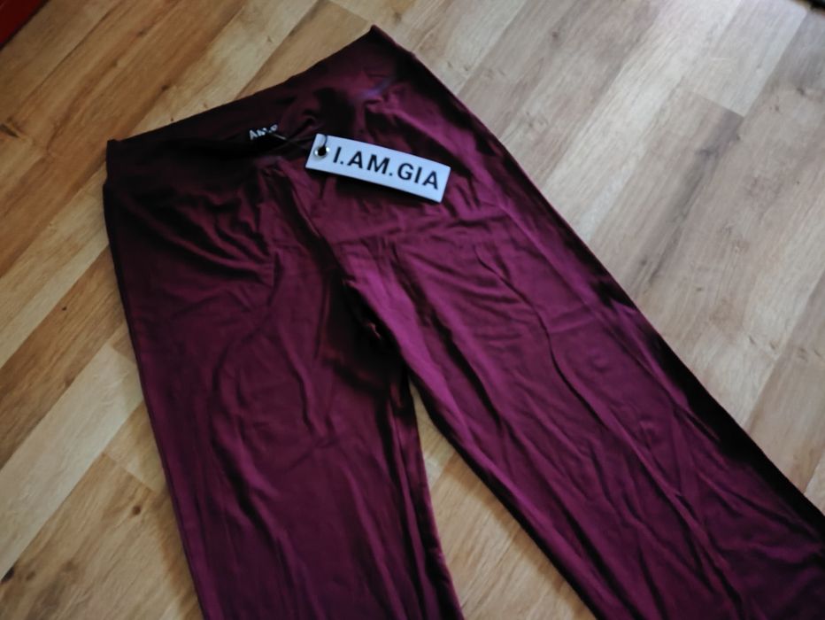 Nowe getry legginsy z szeroką nogawką dzwony r.L