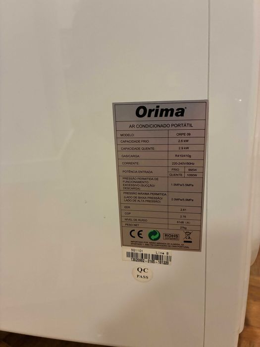 Oportunidade - Ar Condicionado Portátil - Aquecimento e Arrefecimento
