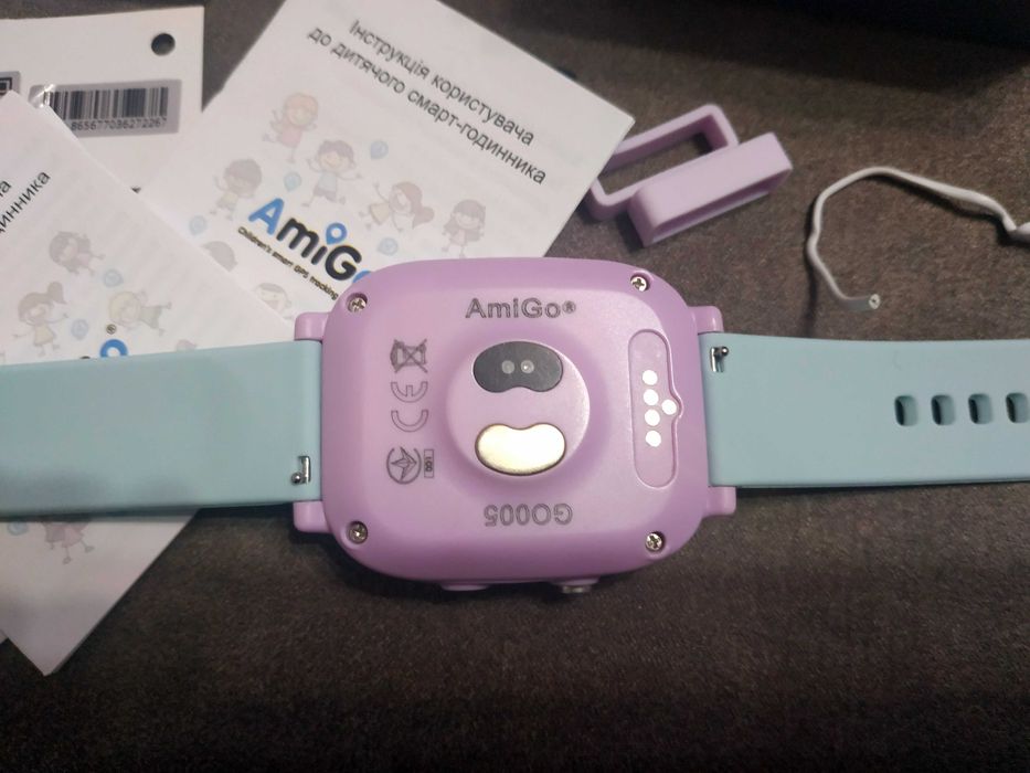 Детские смарт-часы AmiGo GO005 4G WIFI Thermometer Pink
