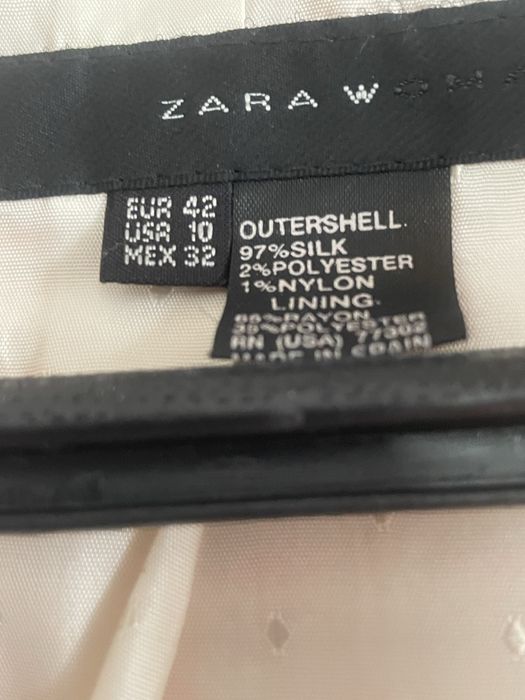 Saia casaco rosa da Zara