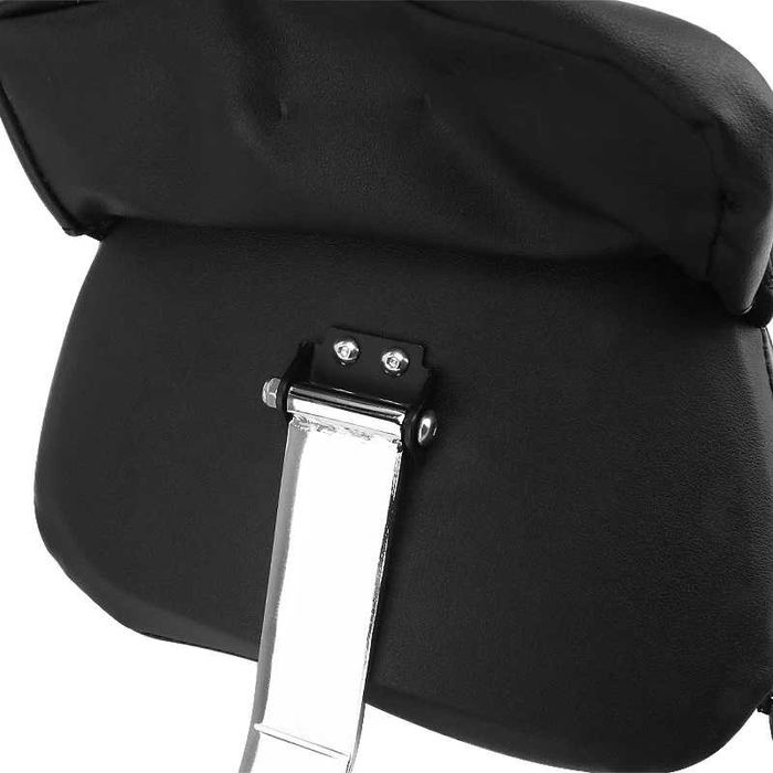 Encosto Condutor Harley Softail de 2007 a 2017 - Couro PU Preto