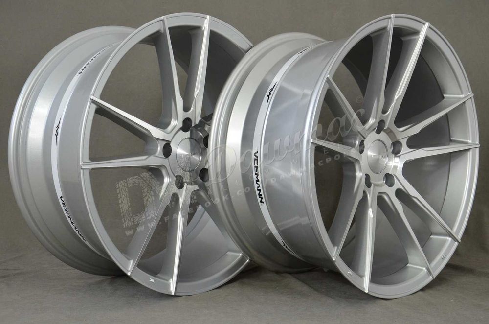 Felgi VEEMANN V-FS24 19" 8,5J ET35 + 9,5J ET43 5x120 Silver Machined