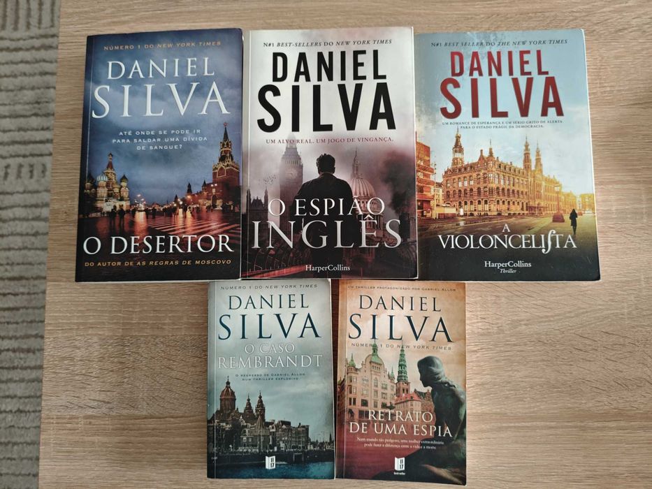 Livros..Dan Brown, Daniel Silva, Jose Rodrigues dos Santos