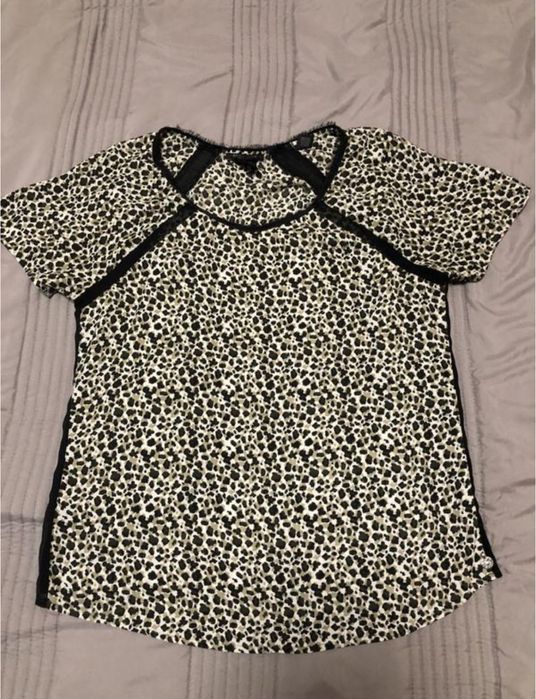 Жіноча футболка леопардова Maison Scotch