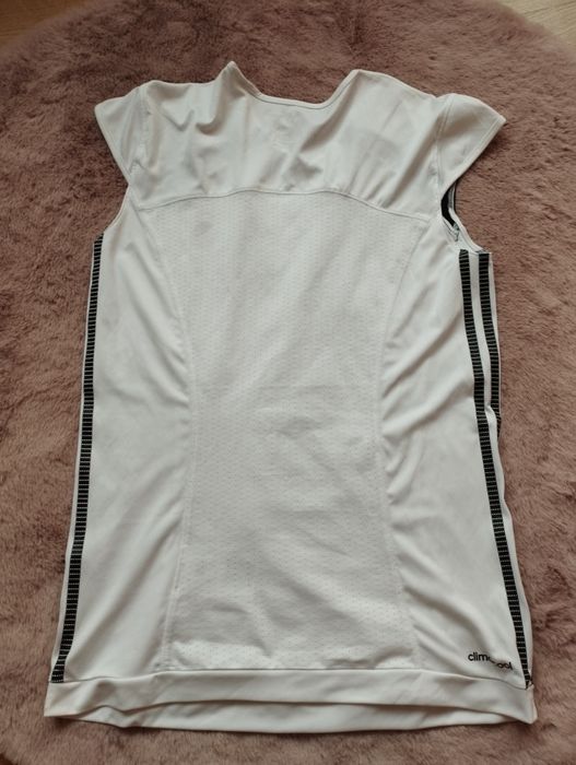 Biała bluzka sportowa, treningowa Adidas S
