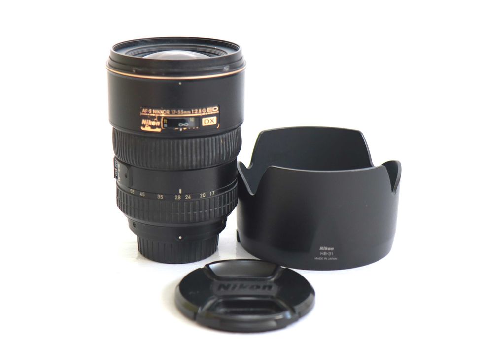 Lente Nikon 17-55mm f\2.8 objetiva em boas condições