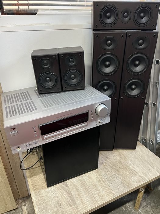 Kino domowe zestaw JVC + sub Yamaha
