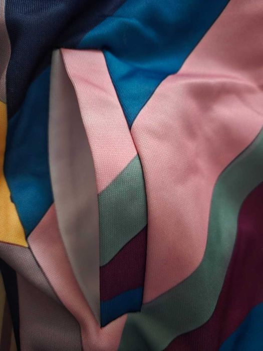 Cardigan multicolorido totalmente Novo, para todas as estações do ano
